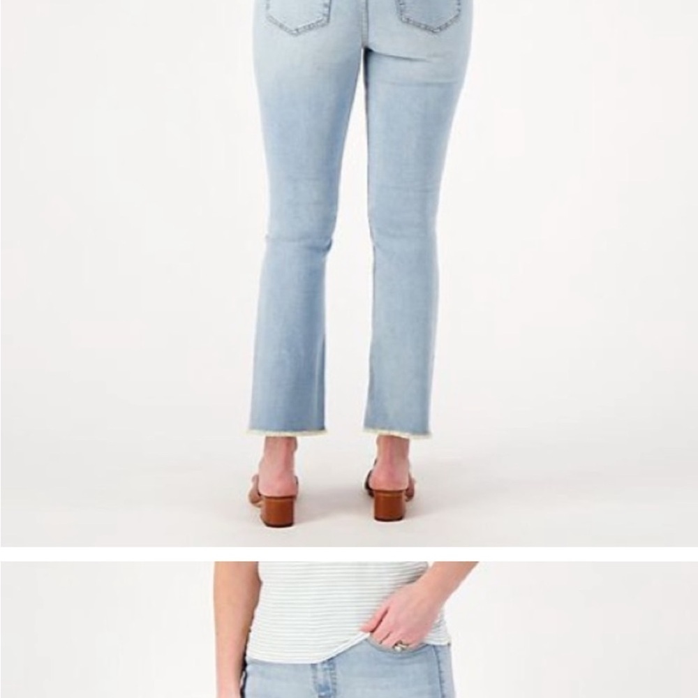 Candace Cameron Bure Blue Jeans with Multicolor Pocket - Picture 2 of 5